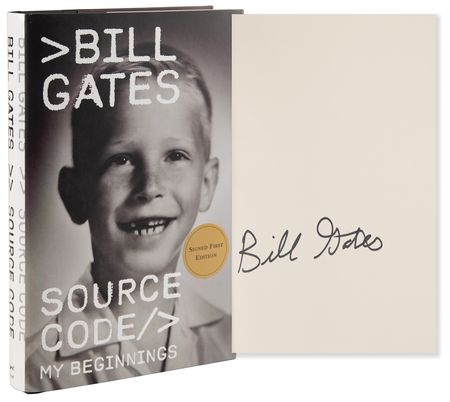 Lot #284 Bill Gates Signed Book - Source Code: My Beginnings - Image 1