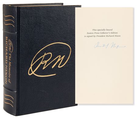 Lot #144 Richard Nixon Signed Book - The Memoirs of Richard Nixon - Image 1