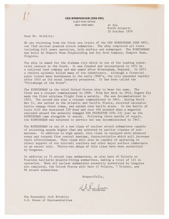 Lot #387 Hyman G. Rickover Collection of (7) Typed Letters Signed - Image 5