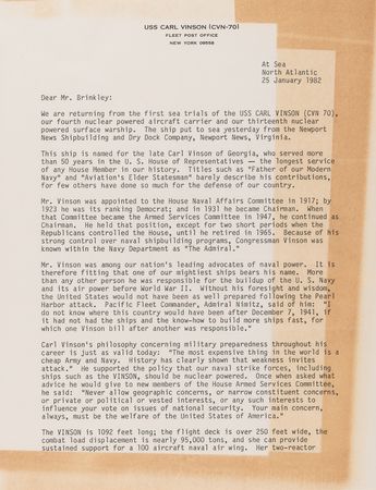 Lot #387 Hyman G. Rickover Collection of (7) Typed Letters Signed - Image 9