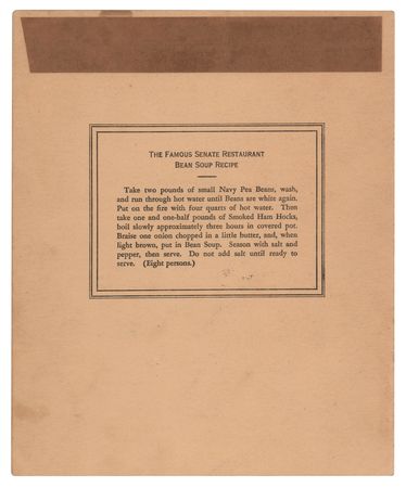 Lot #41 John F. Kennedy and Lyndon B. Johnson Signed Menu from the United States Senate Restaurant - Image 3