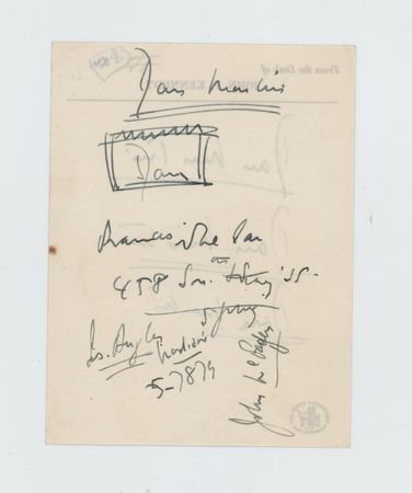 Lot #120 John F. Kennedy Handwritten Notes - Image 2