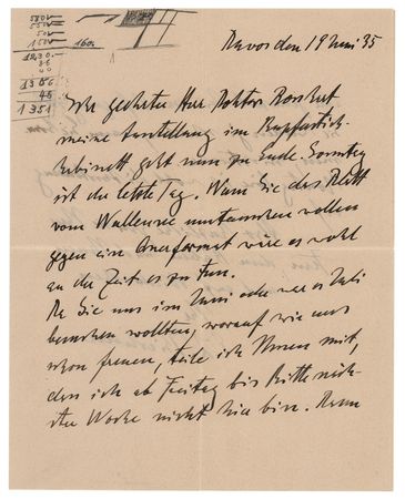 Lot #473 Ernst Ludwig Kirchner Autograph Letter Signed - Image 1