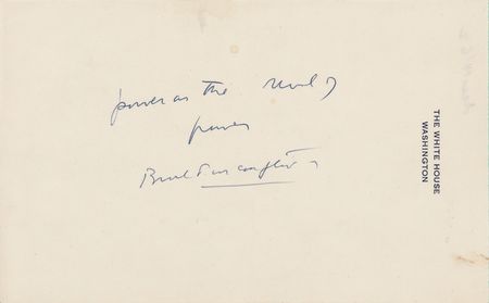 Lot #121 John F. Kennedy Handwritten Notes as President: 