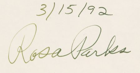 Lot #334 Rosa Parks Signed Book - My Story - Image 2