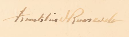 Lot #21 Franklin D. Roosevelt Signed Photograph - Image 2