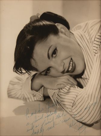 Lot #688 Judy Garland Oversized Signed Photograph - Image 2