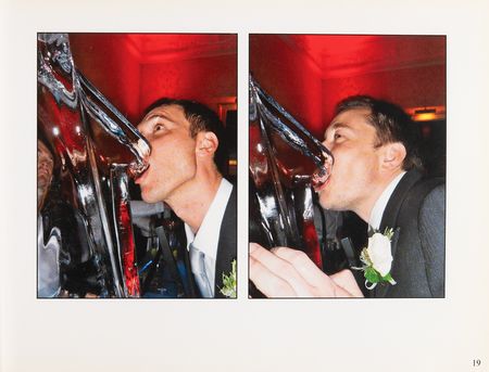 Lot #327 Elon Musk and Talulah Riley Wedding Archive - Album, Bobblehead, Drink Menu, and Patch - Image 6