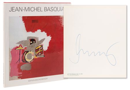 Lot #471 Jean-Michel Basquiat Signed 'Bischofberger Gallery' Exhibition Catalog (1985) - Image 1