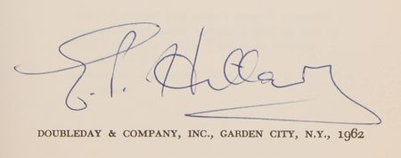 Lot #288 Edmund Hillary Signed Book - High in the Thin Cold Air - Image 2