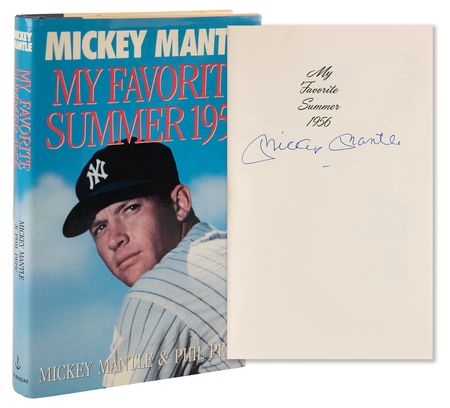 Lot #889 Mickey Mantle Signed Book - My Favorite Summer 1956 - Image 1