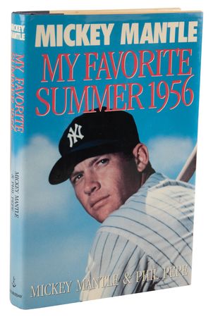 Lot #889 Mickey Mantle Signed Book - My Favorite Summer 1956 - Image 3