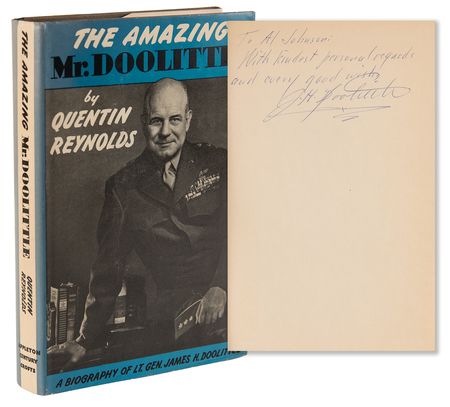 Lot #375 James H. Doolittle Signed Book - The Amazing Mr. Doolittle - Image 1