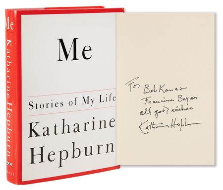 Lot #770 Katharine Hepburn Signed Book - Me - Image 1