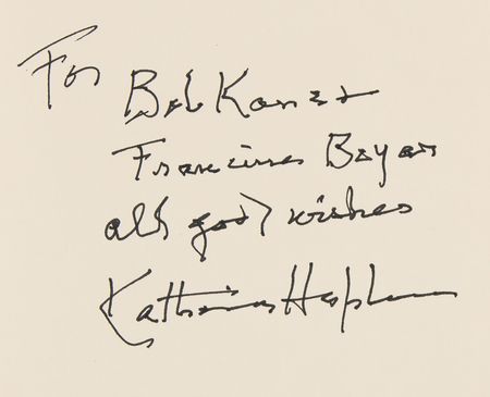 Lot #770 Katharine Hepburn Signed Book - Me - Image 2