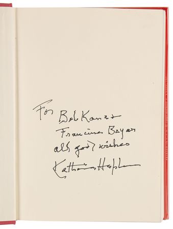Lot #770 Katharine Hepburn Signed Book - Me - Image 4