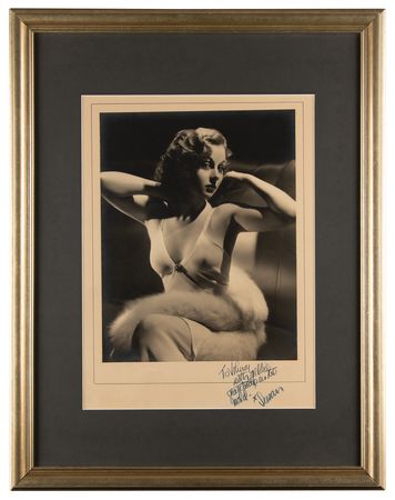 Lot #765 Susan Hayward Signed Photograph