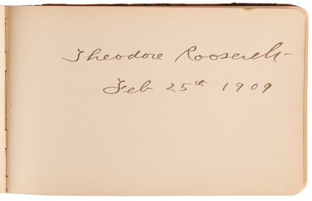 Lot #14 Theodore Roosevelt Signature as President with Original 'Teddy Bear' Sketch by Cartoonist Clifford K. Berryman - Image 3