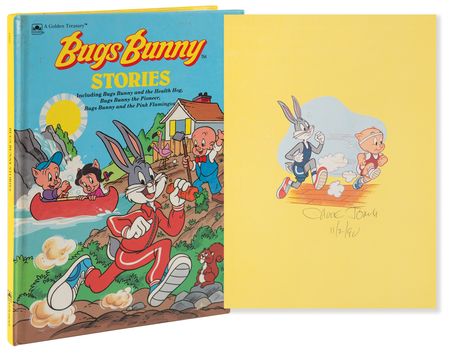 Lot #524 Chuck Jones Signed Book - Bugs Bunny Stories - Image 1