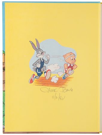 Lot #524 Chuck Jones Signed Book - Bugs Bunny Stories - Image 4