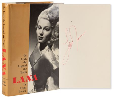 Lot #846 Lana Turner Signed Book - Lana - Image 1