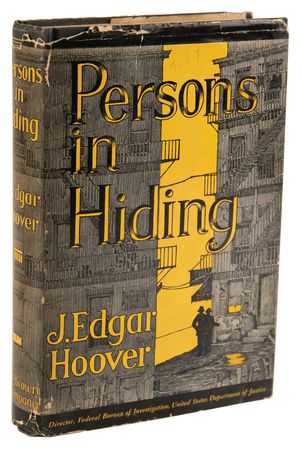 Lot #290 J. Edgar Hoover Signed Book - Persons in Hiding - Image 3