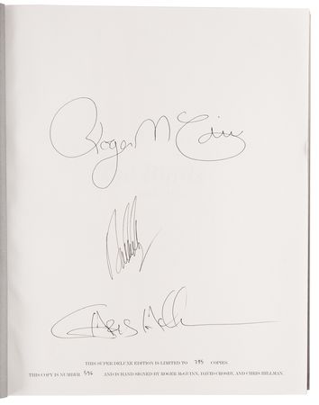 Lot #656 The Byrds Signed Book - The Byrds: 1964?1967 (Ltd. Ed. #596/795) - Image 4
