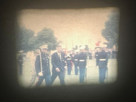 Lot #36 John F. Kennedy: 8mm Home Movie of a Marine Corps Inspection (June 1963) - Image 3
