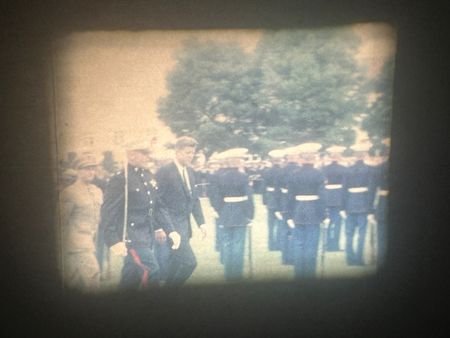Lot #36 John F. Kennedy: 8mm Home Movie of a Marine Corps Inspection (June 1963) - Image 4