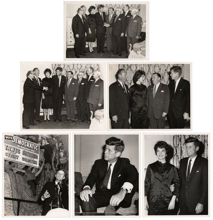 Lot #127 John F. Kennedy (6) Original Photographs - Baltimore Campaign Rally - Image 1