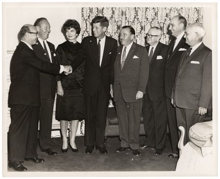 Lot #127 John F. Kennedy (6) Original Photographs - Baltimore Campaign Rally - Image 2