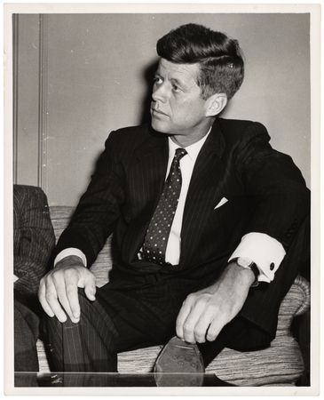 Lot #127 John F. Kennedy (6) Original Photographs - Baltimore Campaign Rally - Image 5