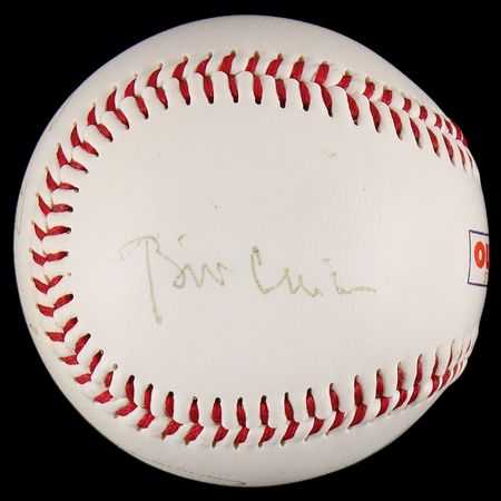Lot #66 George Bush and Bill Clinton Signed Baseball - Image 3