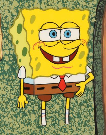 Lot #537 SpongeBob production cel and master production background from SpongeBob SquarePants - Image 2