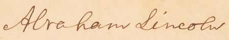 Lot #9 Abraham Lincoln Signature as President - Image 2