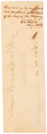 Lot #9 Abraham Lincoln Signature as President - Image 3