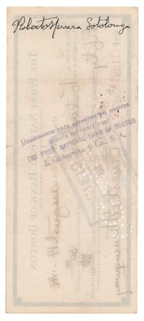 Lot #554 Ernest Hemingway Signed Check - Image 2