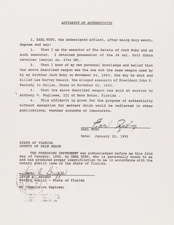 Lot #250 Jack Ruby: Bullet Fired From the Gun that Shot Oswald - Image 7