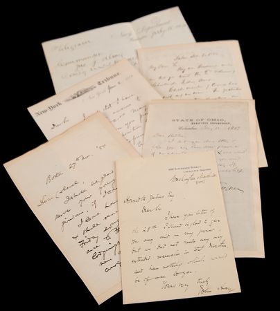 Lot #318 Lincoln: Cabinet and Associates (6) Letters Signed - Image 1