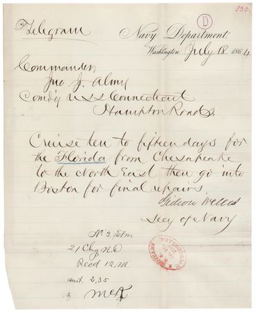 Lot #318 Lincoln: Cabinet and Associates (6) Letters Signed - Image 6