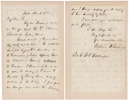 Lot #318 Lincoln: Cabinet and Associates (6) Letters Signed - Image 7