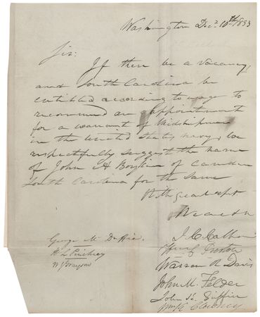 Lot #253 American Politicians (11) Letters Signed - Image 12