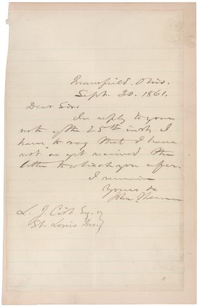 Lot #253 American Politicians (11) Letters Signed - Image 3