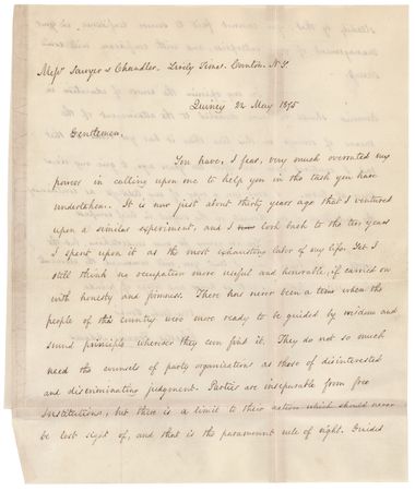 Lot #253 American Politicians (11) Letters Signed - Image 8