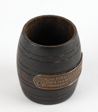 Lot #382 Horatio Nelson: HMS Victory Wooden Artifact - Image 3