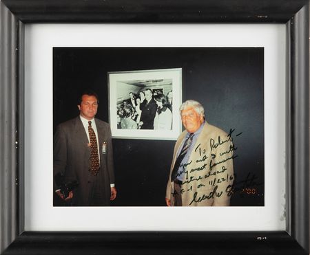 Lot #43 Lyndon B. Johnson Oversized Swearing-In Photograph - Image 3