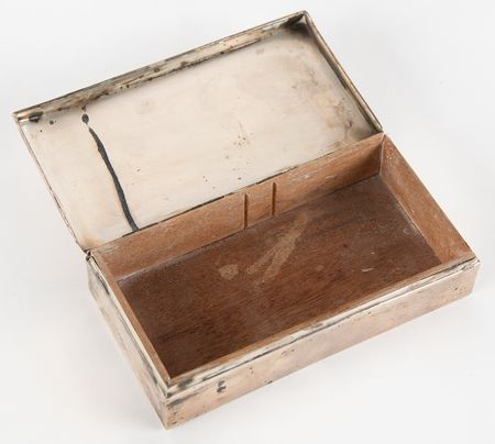 Lot #39 John F. Kennedy 1961 Sterling Silver Inaugural Cigarette Box - From the Estate of Tony Curtis - Image 2