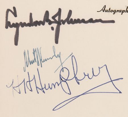 Lot #44 Lyndon B. Johnson and Robert F. Kennedy Signed 1961 JFK Birthday Dinner Program - Image 4