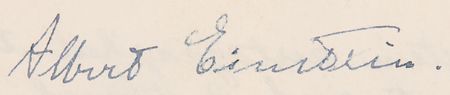 Lot #231 Albert Einstein Signature - Image 2