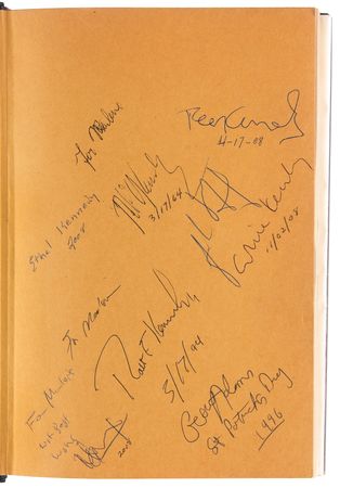 Lot #200 Kennedy Family Signed Book - Profiles in Courage, with RFK, RFK Jr., JFK Jr., and Caroline Kennedy - Image 4